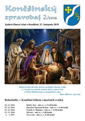 Koněšínský zpravodaj 2/2016