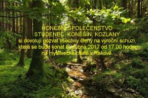 Pozvánka na výroční schůzi 